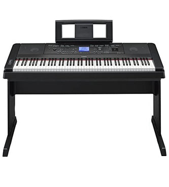  Piano Yamaha DGX650B digital, Negro, L : Instrumentos Musicales